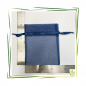 Preview: Organza Beutel Blau (12x15cm)